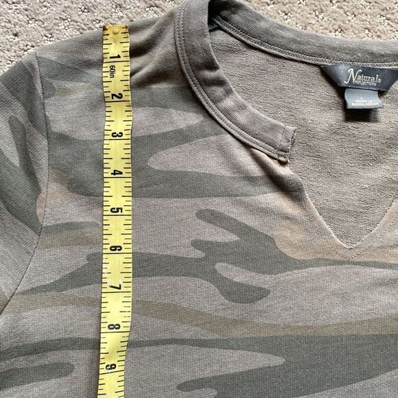 Natural Reflections Camouflage Short Sleeve dress. . Size Large. - Picture 6 of 9